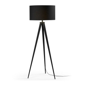 Kave Home Vloerlamp 'Iguazu', kleur zwart