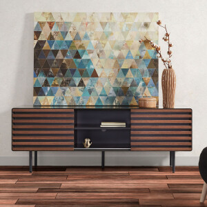 Kave Home Tv-meubel 'Kesia' 162cm, kleur Donkergrijs
