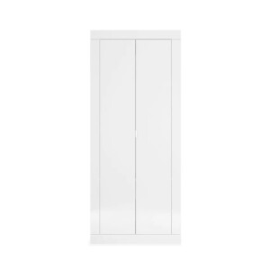 Kledingkast Basic 78x185 cm hoogglans wit