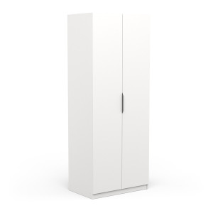 Kledingkast Ghost 2 deuren 80x203 cm wit