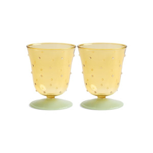 &Klevering Dot drinkglas set van 2