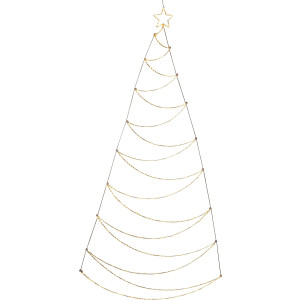 KONSTSMIDE Decoratieve ledverlichting LED metalen kerstboom, wit, 567 amberkleurige diodes (1 stuk)