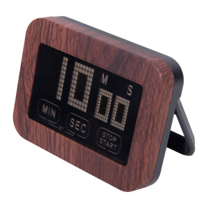 Krumble Digitale kookwekker - Houtlook - Wit