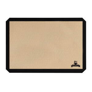Krumble Siliconen bakmat - Silicoon - Glasvezel - Zwart - 40x60 cm