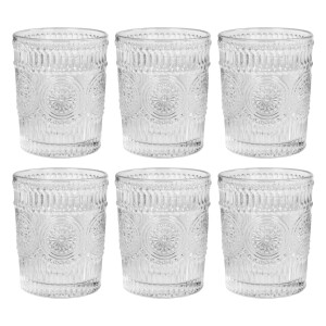 Krumble Waterglas - Set van 6 - Transparant