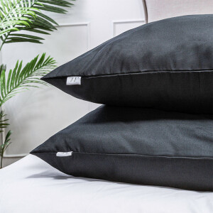 Kussensloop Luna Uni: 2-PACK - Luna Bedding - 60x70 Cm - Microvezel - Dekbed-Discounter.nl