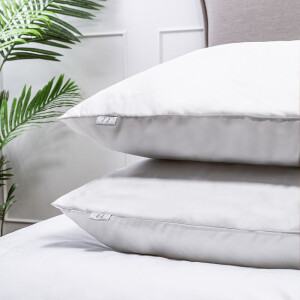 Kussensloop Luna Uni: 2-PACK - Luna Bedding - 60x70 Cm - Microvezel - Dekbed-Discounter.nl