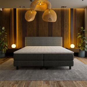 Boxspring 140x210 Cm Koudschuim (10 Cm) Incl. Montage Nova Spring - Dekbed-Discounter.nl
