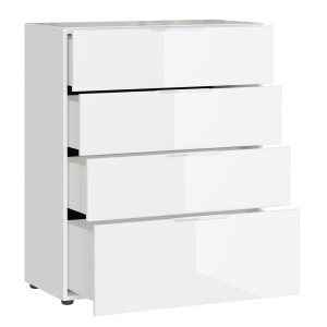 Ladekast Oakland 102 cm hoog in wit