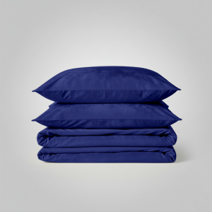 Dekbedovertrek Velvet Uni - Navy - Lits-Jumeaux (240x220 Cm) - Navy Velvet (Microvezel) - Effen - Zydante - Dekbed-Discounter.nl