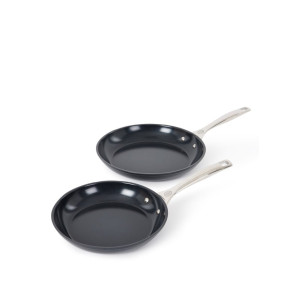 Le Creuset Essential Non-Stick Ceramic koekenpan Ø24 / Ø28 cm set van 2