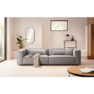 LeGer Home by Lena Gercke 3-zitsbank PIARA zwarte voeten, comfortabel zitcomfort