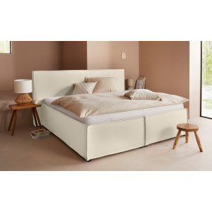 LeGer Home by Lena Gercke Gestoffeerd bed Isaline naar keuze zonder matras of met 3 matrassoorten, hoofdbordhoogte 107 cm