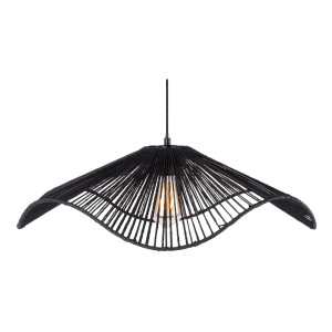 Leitmotiv Hanglamp 'Sombra' Jute, 62cm, kleur Zwart