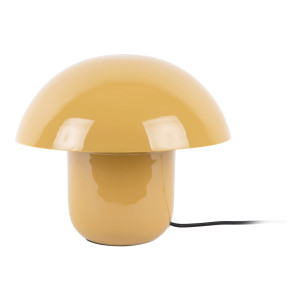 Leitmotiv Tafellamp 'Fat Mushroom' 25cm hoog, kleur Honinggeel