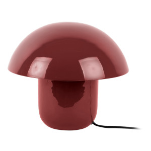 Leitmotiv Tafellamp 'Fat Mushroom' 25cm hoog, kleur Rood