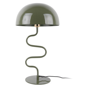 Leitmotiv Tafellamp 'Twist' 54cm hoog, kleur Jungle groen