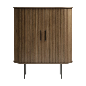 Lenn houten opbergkast gerookt eiken - 118 x 100 cm