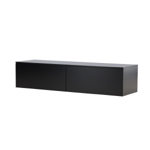 Leona houten dressoir zwart - 160 x 35 cm