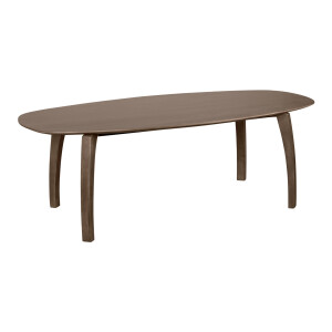 Lewis & Loft Bureau Luna - Deens ovaal - FSC® mangohout - 220x110 cm - Bruin