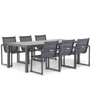 Lifestyle Delgada/Residence 220 cm dining tuinset 7-delig