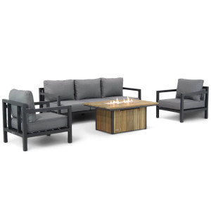 Lifestyle Lagos/Seaside 120 cm stoel-bank loungeset 4-delig