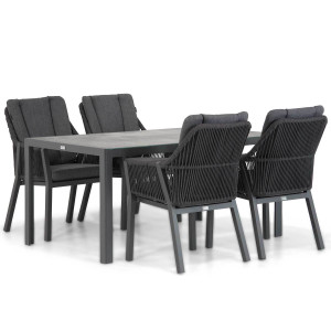 Lifestyle Verona/Varano 160 cm dining tuinset 5-delig