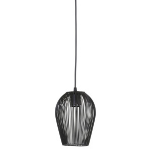 Light & Living Hanglamp 'Abby' 16cm, mat zwart