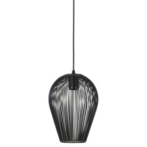 Light & Living Hanglamp 'Abby' 19cm, mat zwart