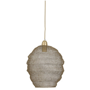 Light & Living Hanglamp 'Nina' 38cm, gaas antiek brons