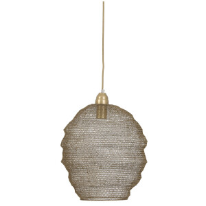 Light & Living Hanglamp 'Nina' 38cm, gaas antiek brons