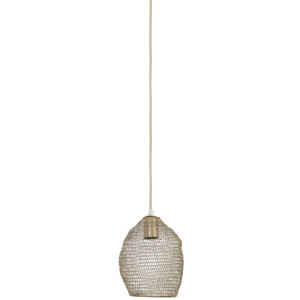 Light & Living Hanglamp 'Nola' 20cm, gaas antiek brons