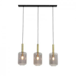 Light & Living Lekar Hanglampen Zwart Modern