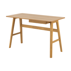 Lisanna houten bureau naturel - met lade - 120 x 60 cm