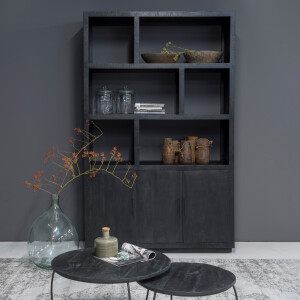 Livingfurn Opbergkast 'Jaxx' Mangohout, 230 x 145cm