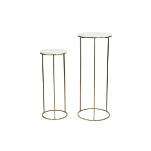 Light & Living Zuil 'Ricardo' Set van 2 stuks, kleur Wit