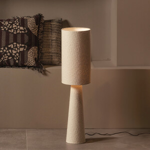 WOOOD Tafellamp / Vloerlamp 'Loft' Bouclé, 90cm