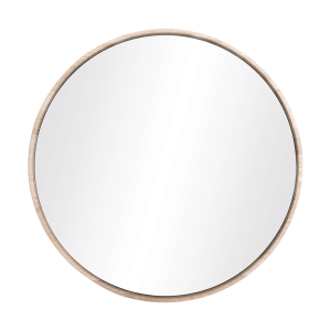 Look mirror - wandspiegel whitewash - Ø 22 cm