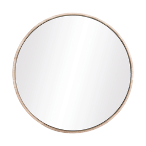 Look mirror - wandspiegel whitewash - Ø 22 cm