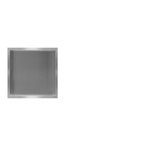 Looox BoX nis - 30x30x7cm - inbouw - RVS box30
