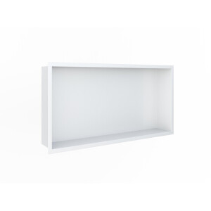 Looox BoX nis - 60x30x7cm - inbouw - met flens - wit box60flw