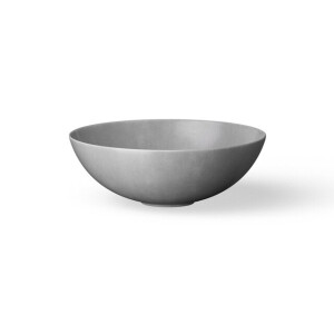 Looox Ceramic raw waskom - 40cm - rond - dark grey wwk40dg