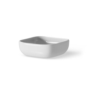 Looox Ceramic waskom - 41x41cm - wit wwkq41w