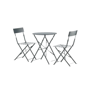 Lovisa metalen tuinset donkergrijs