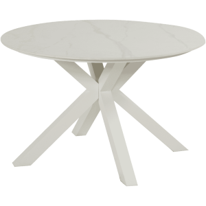 Hartman Ronde Tuintafel 'Xander' Keramiek, 120cm, kleur Wit