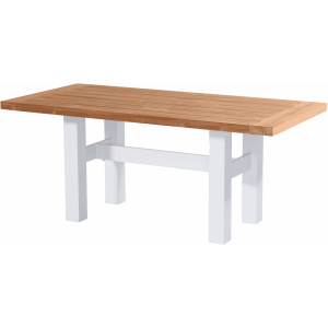 Hartman Tuintafel 'Sophie Yasmani' Teakhout, 180 x 95cm, kleur Naturel/Wit