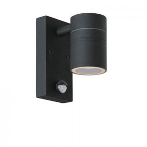 Lucide ARNE-LED IR Wandspot 1xGU10 - Zwart