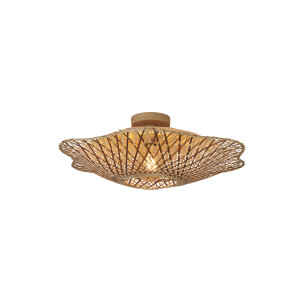 GOOD&MOJO Plafondlamp 'Madura' Bamboe, 60cm, kleur Naturel/Bruin