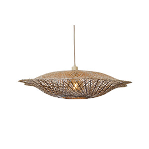 GOOD&MOJO Hanglamp 'Madura' Bamboe, 87cm, kleur Naturel/Bruin