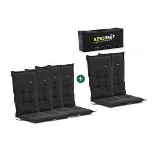 Madison tuinkussen set van 6 hoge rug - Laagste prijsgarantie!